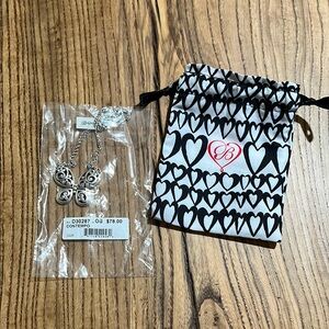 Silver Heart Pendant Necklace brand new never opened, tag says OSA.